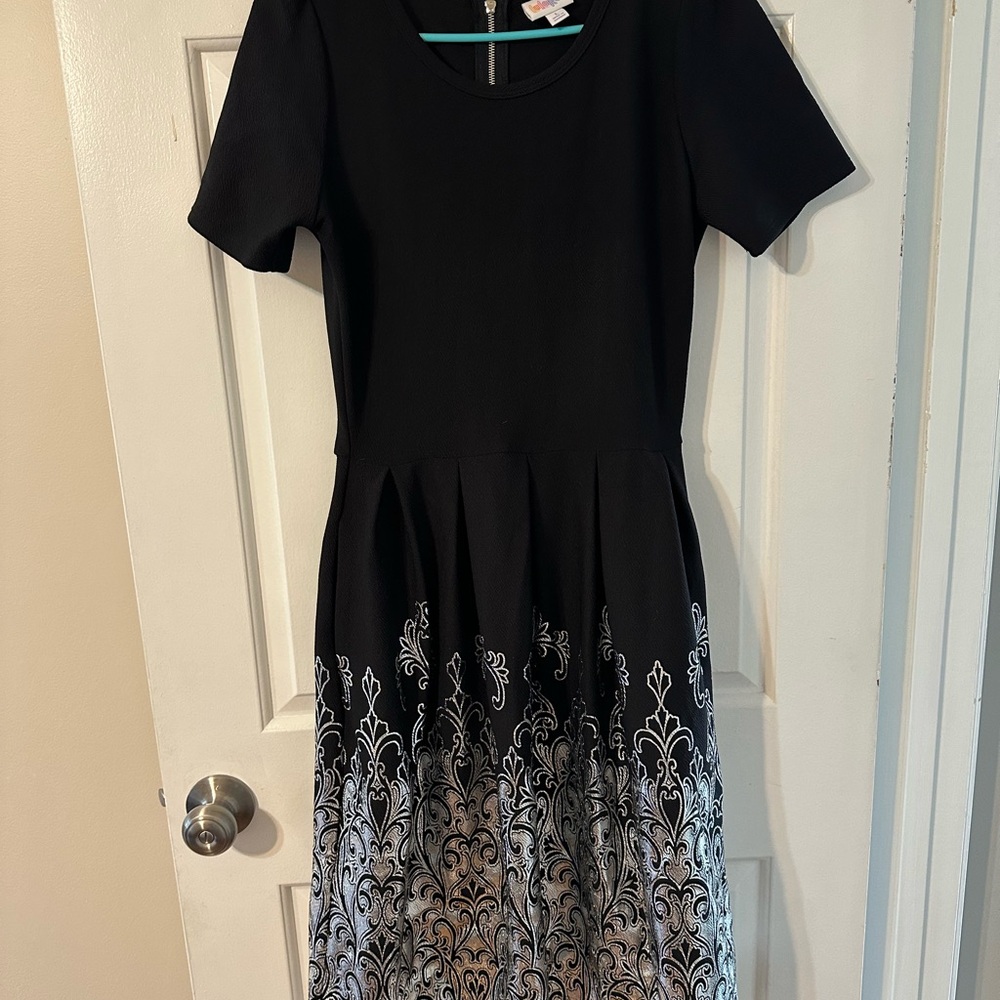 Elegant Black and Silver Dress